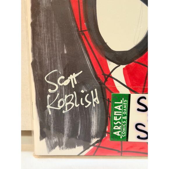 Peter Parker: Spectacular Spider-Man #300 Scott Koblish Original Sketch Signed
